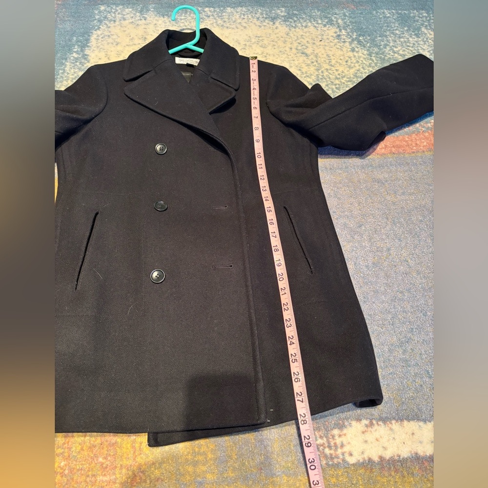 ✨True Vintage✨ 90s Brooks Brothers Black Peacoat Double-Breasted Wool - Picture 11 of 11